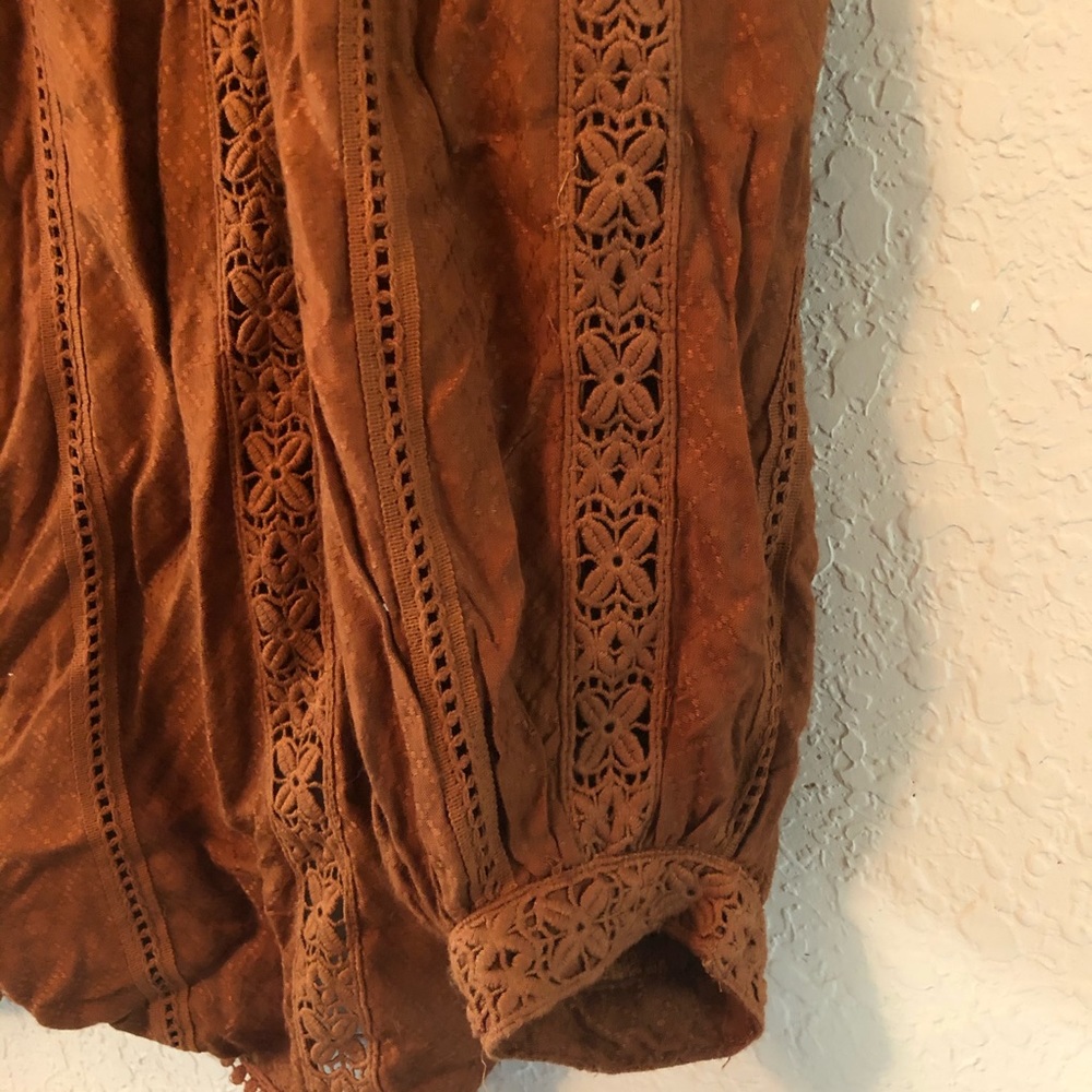 Free People I Mean It Embroidered Romper S NEW - Picture 4 of 5